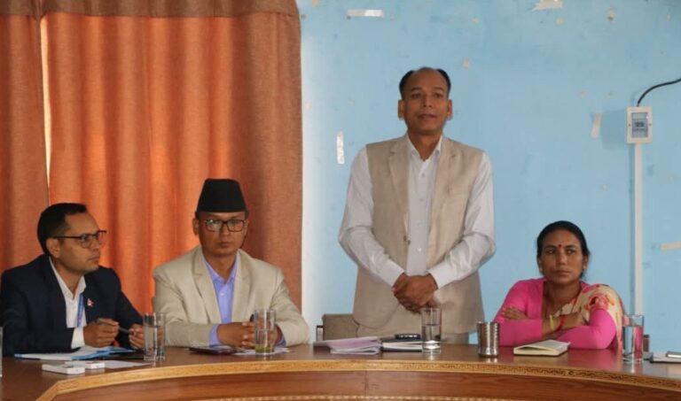 राप्ती गाउँपालिकामा आगामी बजेटका लागि सुझाव संकलन